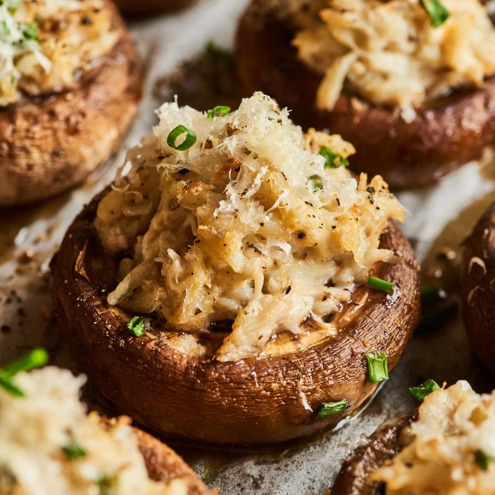 Crab-stuffed Mushrooms by Noni
